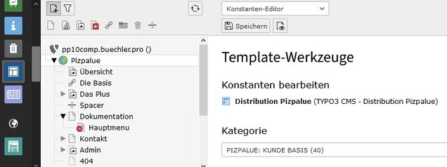 Konstant-Editor Menü mit Konstant-Editor anpassen